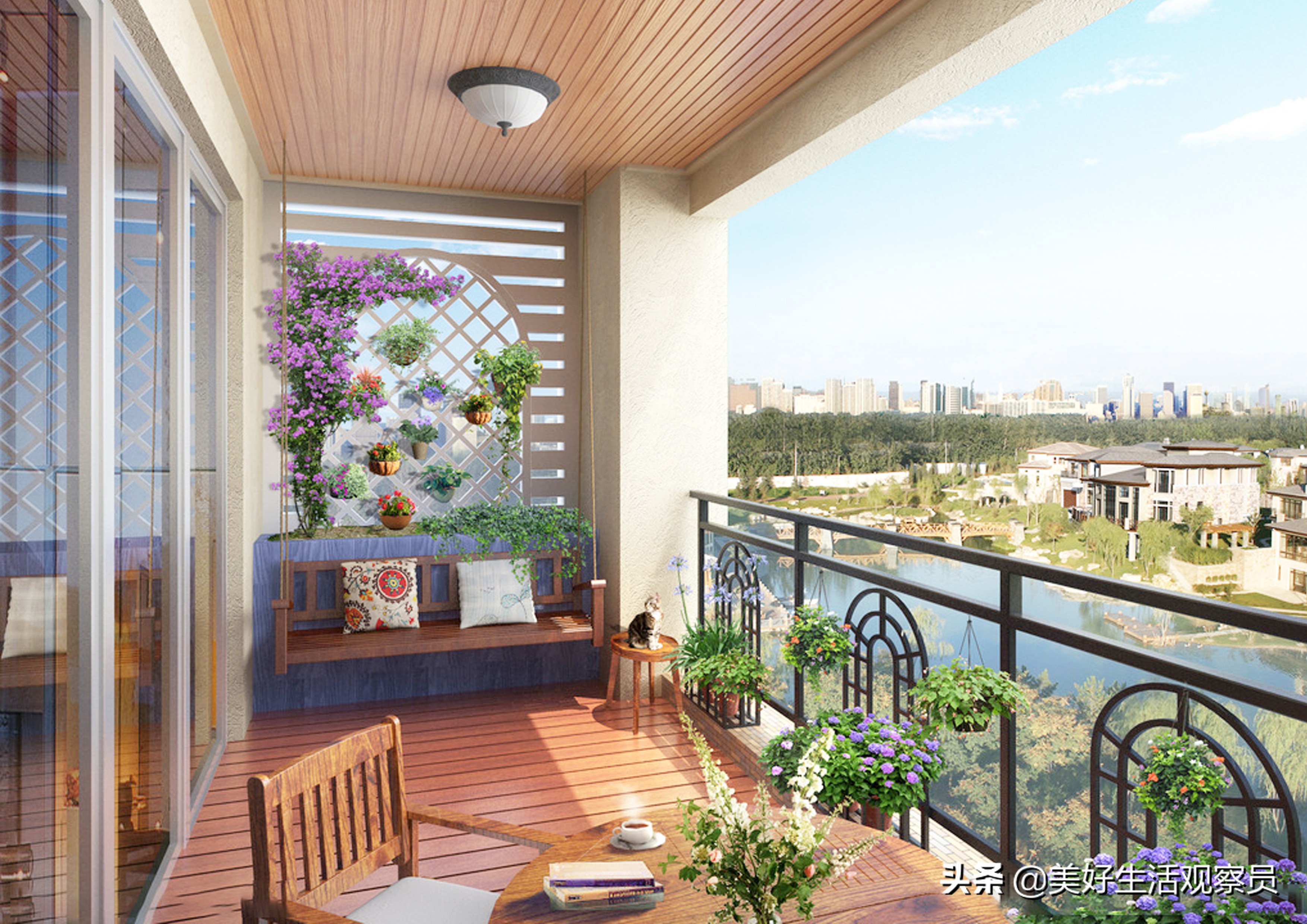 家居阳台绿植花卉,阳台绿植省钱小妙招