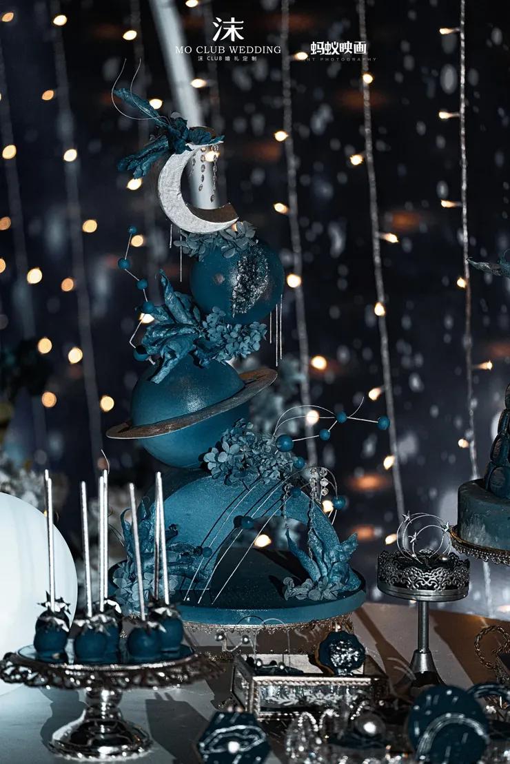 极简轻奢星空主题婚礼,西式城堡星空主题婚礼