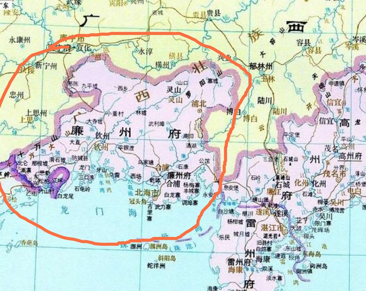 广东湛江龙头镇麻皮岭风水宝地,湛江有条村风水宝地