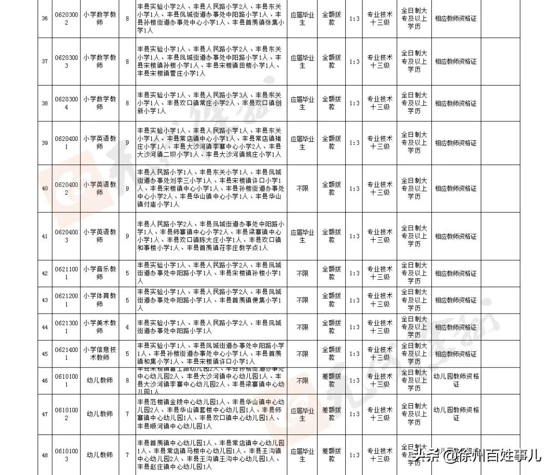 徐州市区教师招聘2024招聘计划,2020徐州教师招聘报名人数汇总