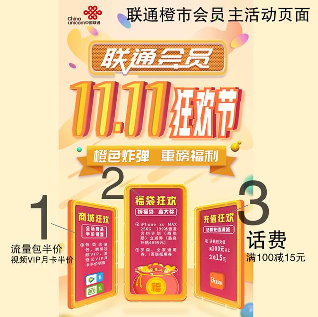 联通新福利29.9元100g大流量,联通话费套餐送苹果手机活动