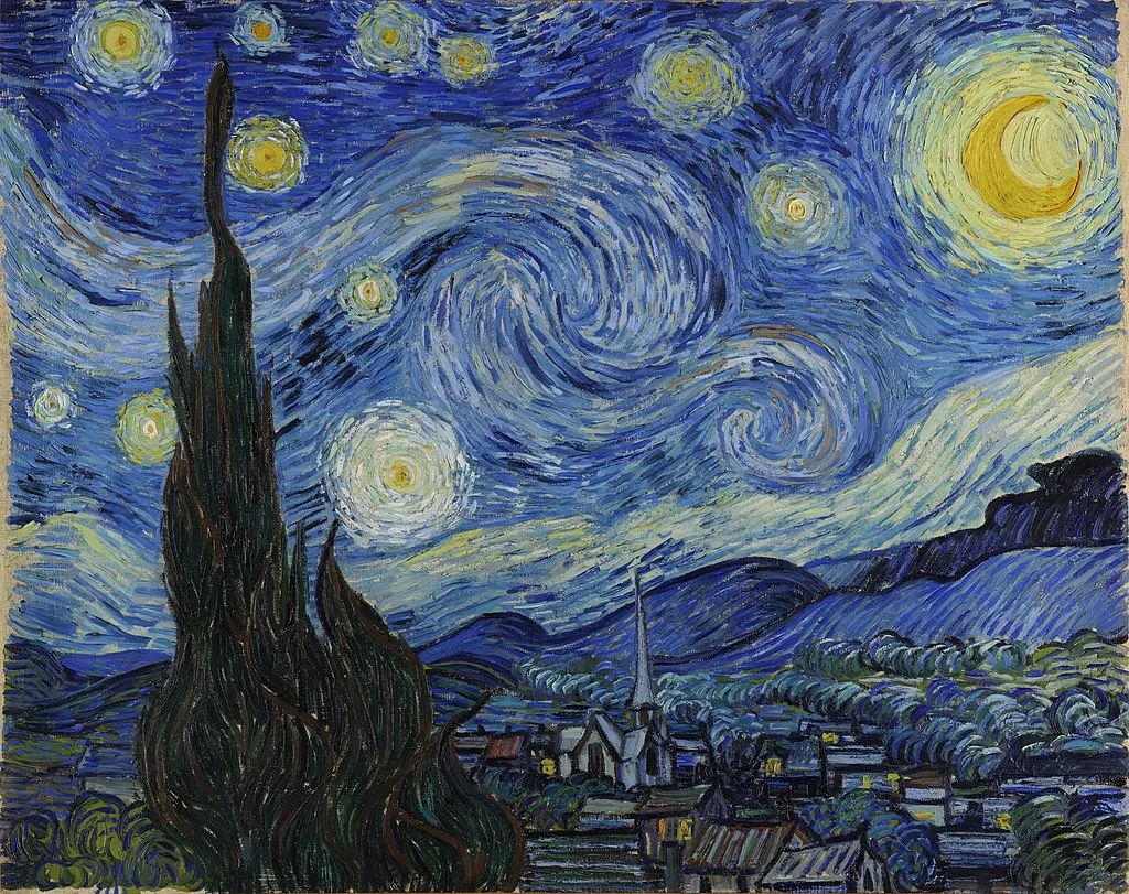 梵高毕加索的画到底好在哪里,梵高莫奈笔下的油画