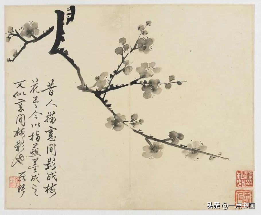 清代山水花鸟画家名单,清代画家朱耷的花鸟画画得很简练