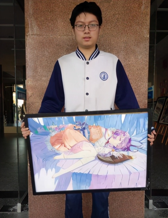 丹青溢彩墨韵校园绘画作品,具有创意的校园手绘画