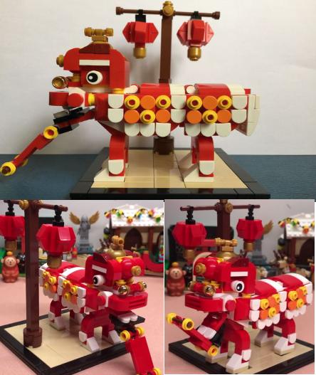 乐高再现中国非遗文化：舞狮还有南北之分？