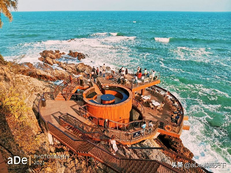 惠州双月湾礁石吧台,惠州双月湾观海咖啡厅