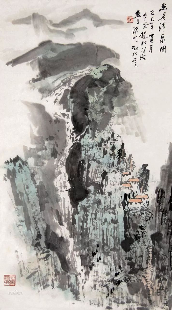 赵松涛人物画欣赏,临摹赵松涛山水画