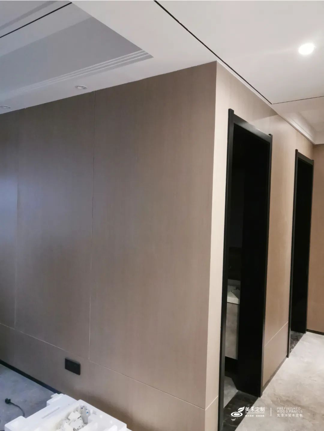 墙面用定向刨花板打底，品质首选