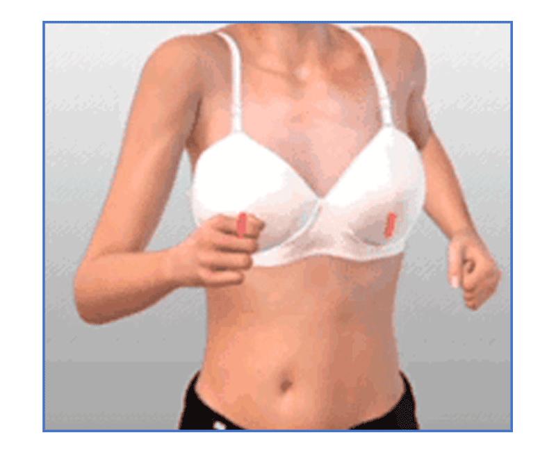 女生跳绳怎么防止胸下垂,女生奔跑时怎么固定胸部