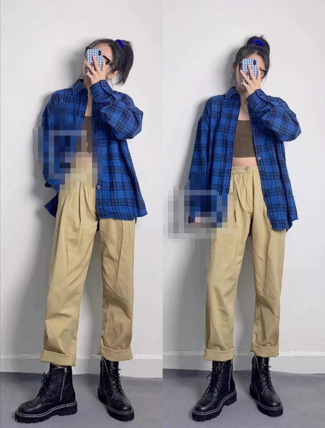 黑裤子可以配卡其色鞋子吗,黑色上衣卡其色鞋子配什么裤子