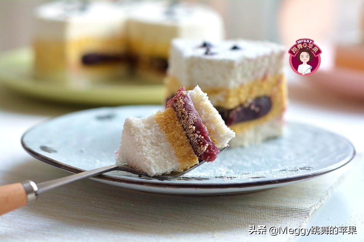 香甜松软小米糕不用烤箱不揉面,怎么蒸大米发糕不粘锅