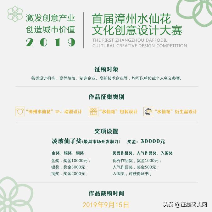 漳州水仙花创意大赛,漳州水仙花设计赛视频