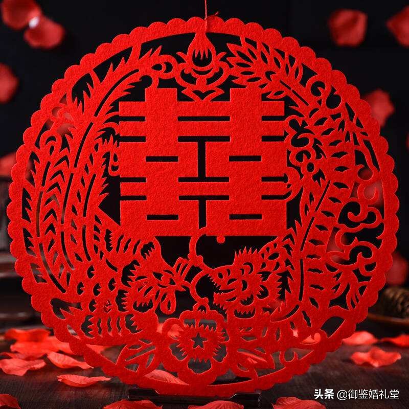 婚礼上的喜字贴哪里比较出片,贴婚礼喜字有哪些讲究