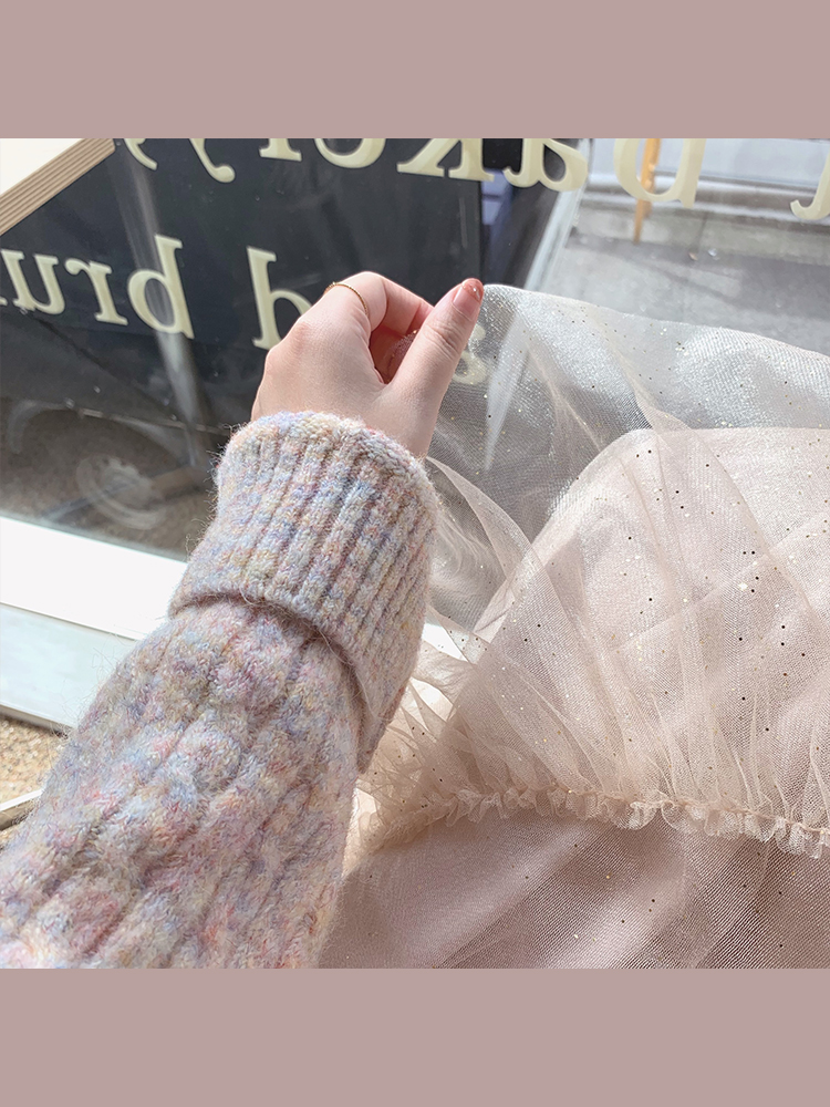 可爱慵懒毛衣穿搭,可爱慵懒毛衣中长