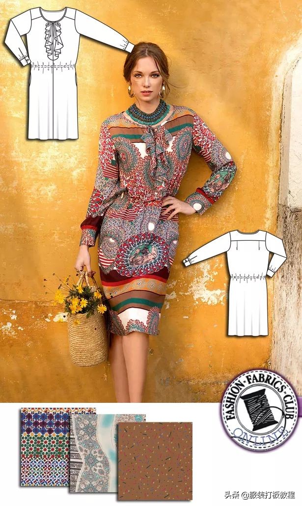 服装款式图素材网站,服装款式图模板