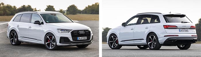 奥迪Q7中期改款,武汉2020奥迪q7黑武士2.0深灰色