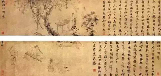 小央美水墨画作品欣赏,40幅养眼浅绛山水画