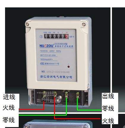 dds8880型单相电能表如何接线,dds211型电子式单相电能表接线