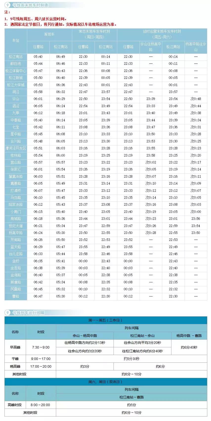 上海地铁最新换乘首末班车时刻表,2023上海地铁末班车时间