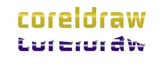 cdr金色金属质感字体,cdr怎样调双色字体