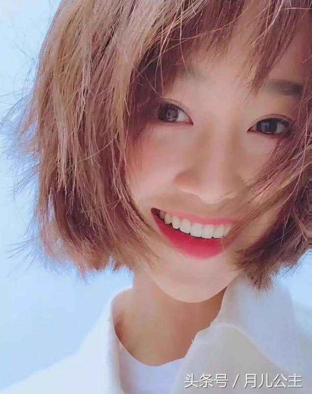 哪个明星的自然碎发最好看,明星的中短碎发哪个好看