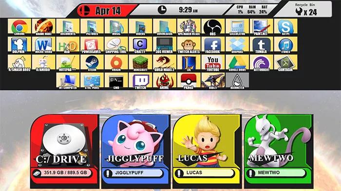 怎么让电脑桌面图标随意摆放,创意电脑图标摆放