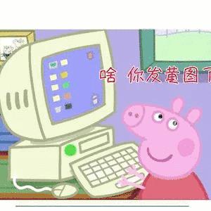 小猪佩奇棒棒哒可爱表情包,小猪佩奇怎么画沙雕表情包