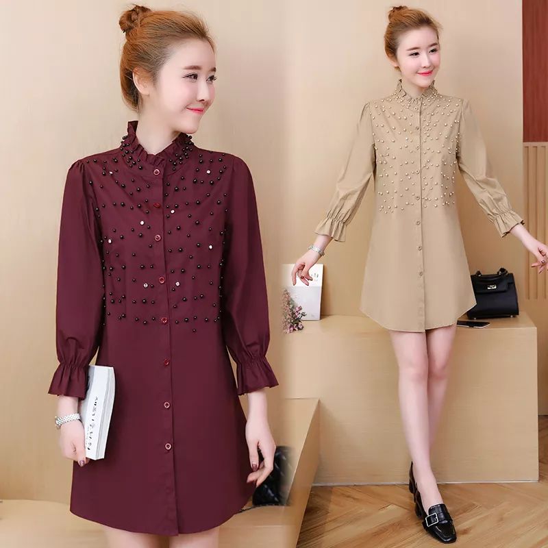 中长款不规则衬衫搭配小脚裤套装,宽松衬衫穿搭女中长款搭配小脚裤