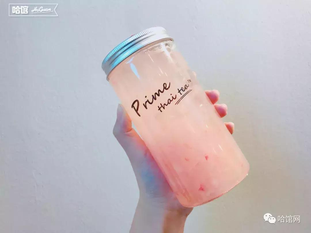 刷爆清迈的草莓芭乐饮火了一圈来到哈尔滨超高颜值自带滤镜