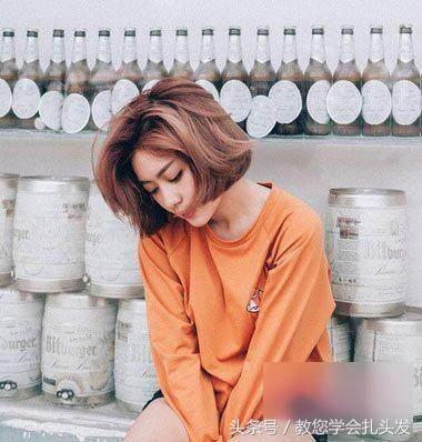 俏皮减龄中长发发型扎法,扎发发型简单又好看中长