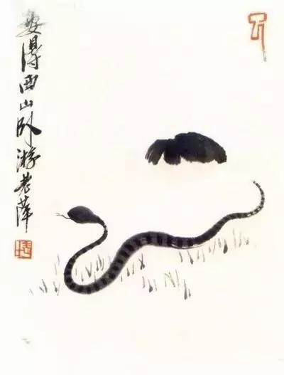 齐白石82岁时作品图,齐白石100幅精品图片