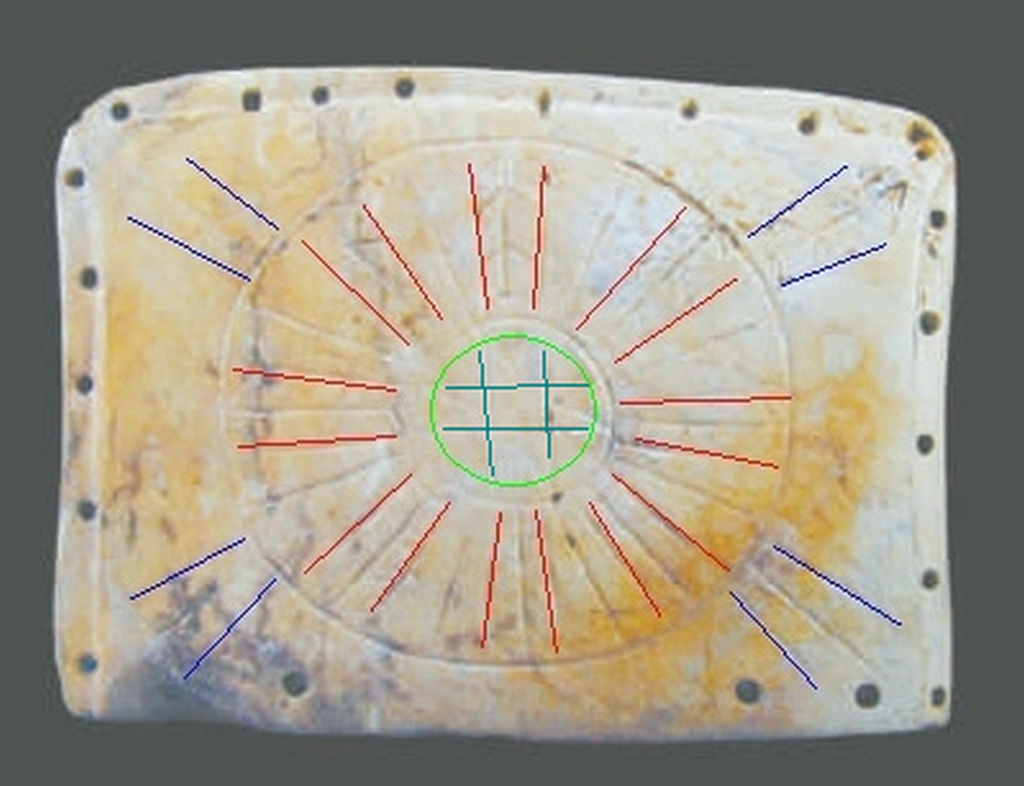 甲骨文的启发－凌家滩玉版分析（二）－到洛书的数学过渡逻辑？