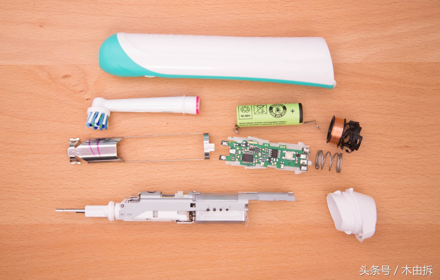 博朗3756电动牙刷正确拆解图,博朗oralb3716电动牙刷怎么拆