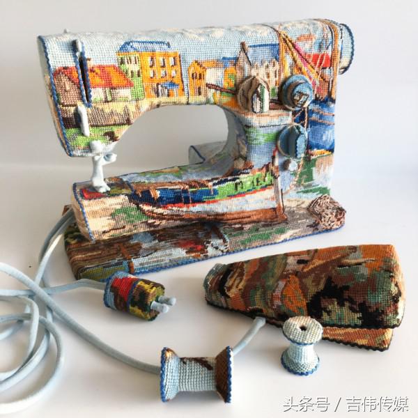 复古十字绣自绣,复古刺绣十字绣