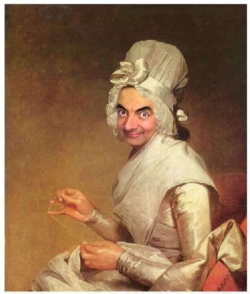 PS大神疯玩豆豆先生万用表情，变身各种知名角色笑果十足