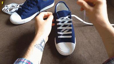三种很独特一学就会的鞋带新系法,简单美观的鞋带系法赶紧试试吧