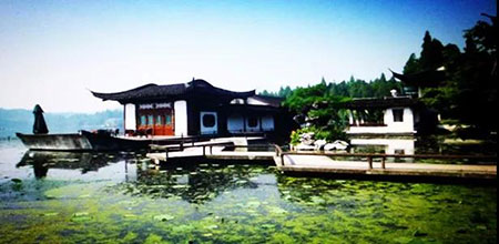 亭台楼阁轩榭廊舫一体的房子,人造亭台楼阁轩榭廊舫靓丽夺目