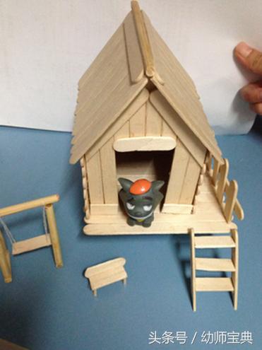 废旧雪糕棒手工幼儿制作,一次性筷子雪糕棍手工制作