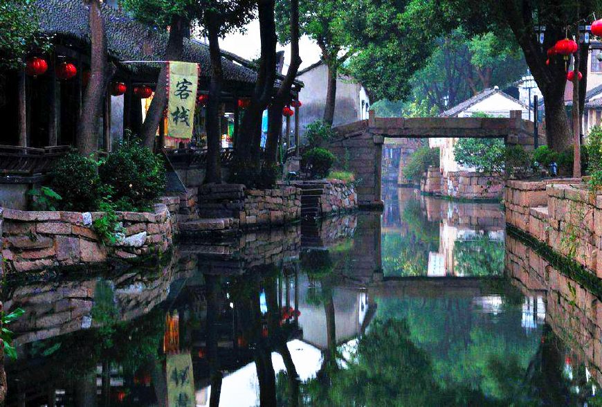 苏州烟雨江南古镇,苏州江南烟雨古镇