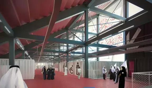 世界杯足球比赛场地平面图,世界杯集装箱球场