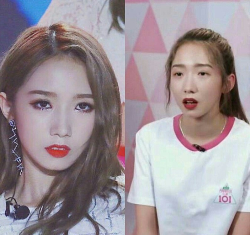 孟美岐眼影单眼皮,孟美岐猫眼妆画法