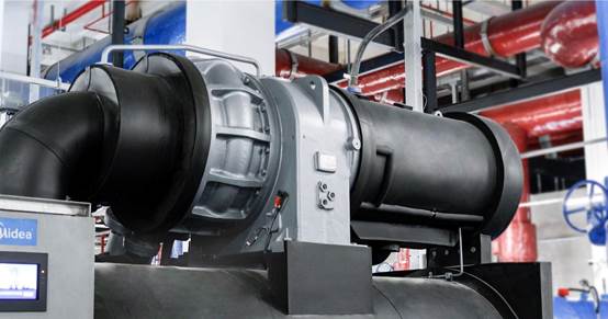 美的中央空调入驻新河,美的大型热泵中央空调