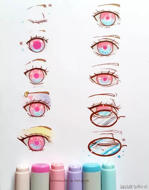 如何画眼睛教程超详细真实,初学者画眼睛五种简单方法速成
