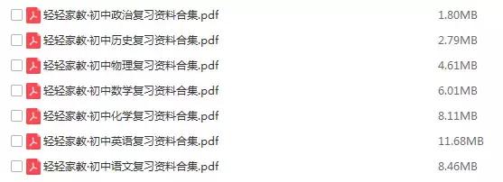 初中学习必考的10大复习方法,初中生复习知识点大全