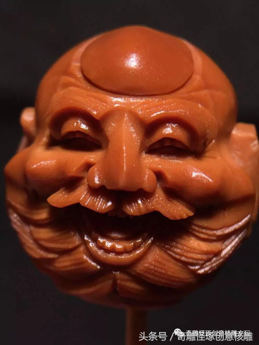 世界顶级极品橄榄核雕十八罗汉,知翠轩橄榄核雕双面十八罗汉价格