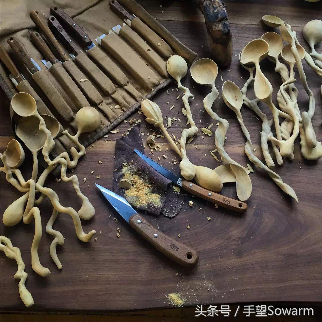 关掉公司，换个手机，摄影大叔中年“退隐”到深山做木勺