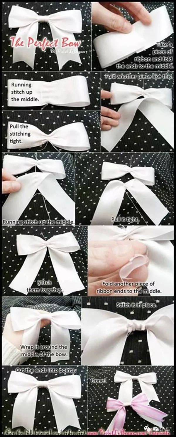 漂亮又美丽的蝴蝶结怎么做,蝴蝶结怎么做可爱又好看