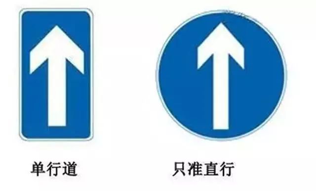 科目一易混淆标志,容易混淆的交通标志标线大全