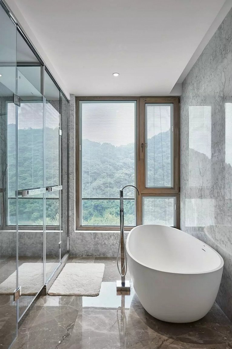 冷色调灰色装修风格,灰色卧室设计高级配色