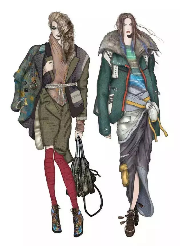 服装效果图设计构思,时装效果图与电脑设计的区别